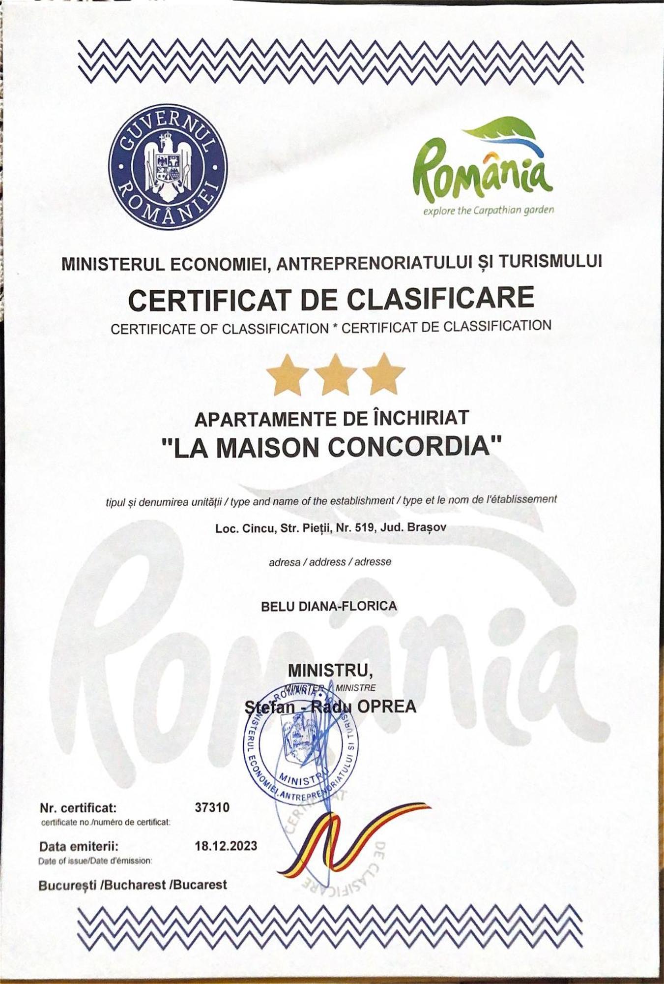 Cincu ,, La Maison Concordia " מראה חיצוני תמונה
